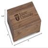 M. LA HART Tulane University Solid Walnut Desk Box view 3