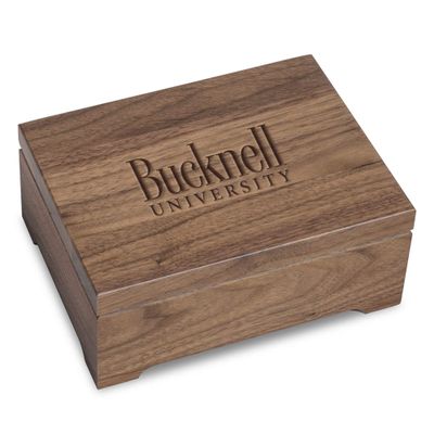 M. LA HART Bucknell University Solid Walnut Desk Box