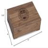 M. LA HART Boston College Solid Walnut Desk Box view 3