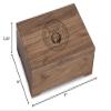 M. LA HART George Washington University Solid Walnut Desk Box view 3