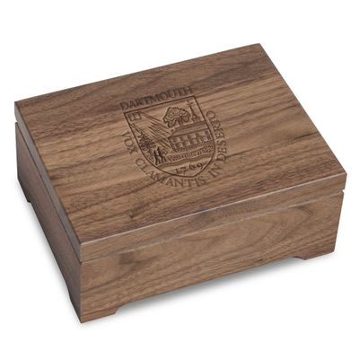 M. LA HART Dartmouth College Solid Walnut Desk Box