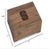 M. LA HART North Carolina State Solid Walnut Desk Box view 3