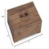 M. LA HART Michigan State University Solid Walnut Desk Box view 3