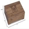 M. LA HART College of Charleston Solid Walnut Desk Box view 3