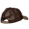 e4Hats.com US Navy Veteran Military Embroidered Low Cotton Mesh Cap - Khaki Brown OSFM view 4