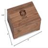 M. LA HART US Coast Guard Academy Solid Walnut Desk Box view 3