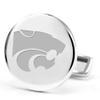 Kansas State University Cufflinks in Sterling Silver view 2