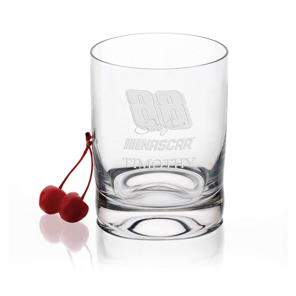 M. LA HART Dale Earnhardt Jr. Glass Tumbler