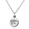 M. LA HART Kansas State University Necklace with Charm in Sterling Silver view 1