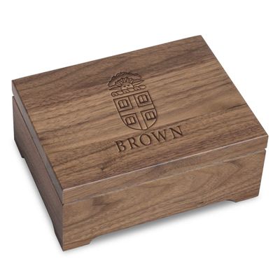 M. LA HART Brown University Solid Walnut Desk Box