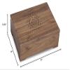 M. LA HART Villanova University Solid Walnut Desk Box view 3