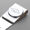 M. LA HART University of Arkansas Sterling Silver Money Clip view 2