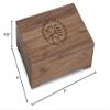 M. LA HART Purdue University Solid Walnut Desk Box view 3
