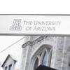 M. LA HART University of Arizona Polished Pewter 8x10 Picture Frame view 2