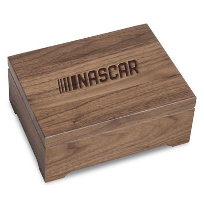 M. LA HART NASCAR Solid Walnut Collector's Box