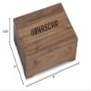 M. LA HART NASCAR Solid Walnut Collector's Box view 2