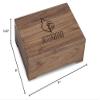 M. LA HART University of Louisville Solid Walnut Desk Box view 3
