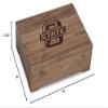 M. LA HART Oklahoma State University Solid Walnut Desk Box view 3
