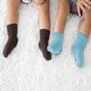 Babysoy Newborn Baby Boy Gripper Socks - Toddler Ankle Non-Slip Socks with Grips- Pack of 4s  (0-6 Months,Chocolate-lake) view 2