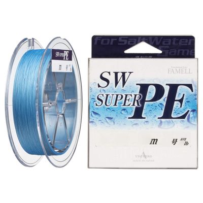 YAMATOYO Line SW Super PE 656.2 ft (200 m), Blue, No. 1