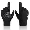 Achiou Winter Gloves, Glove for Men Women, Upgraded Touch Screen Texting Warm Running with Thermal Soft Knit Lining view 1