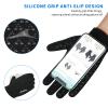 Achiou Winter Gloves, Glove for Men Women, Upgraded Touch Screen Texting Warm Running with Thermal Soft Knit Lining view 2