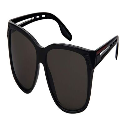 Edge I-Wear Classic Square Sunglasses for Women Men Tinted Sunlgasses 1409-SD-1(BLK.sd)