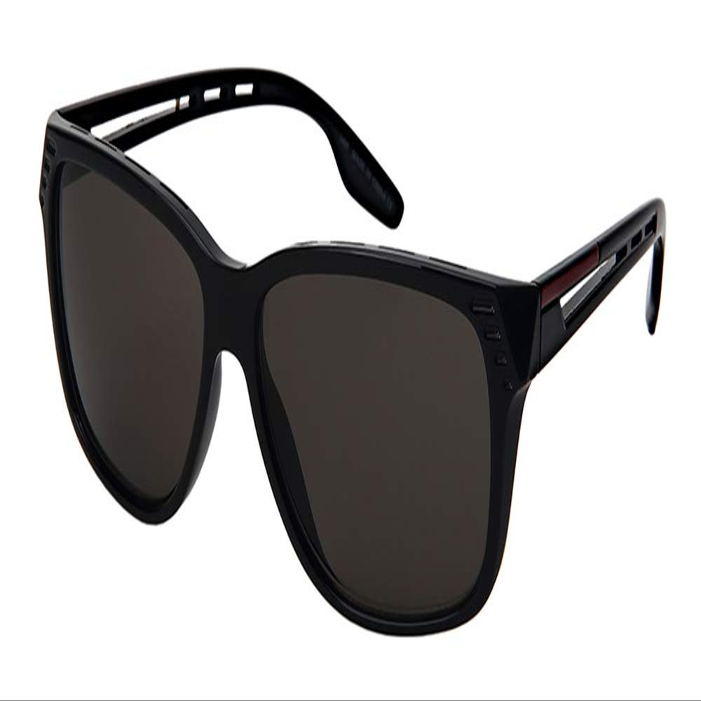 Edge I-Wear Classic Square Sunglasses for Women Men Tinted Sunlgasses 1409-SD-1(BLK.sd)