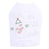 Baby It's Cold Outside Snowman - Bling Rhinestone Christmas Dog Shirt, 4XL White view 1