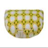 Maji Sports Om Zafu Cotton Yoga Meditation Pillow (Yellow Green Tile) view 3