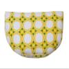 Maji Sports Om Zafu Cotton Yoga Meditation Pillow (Yellow Green Tile) view 4