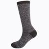 EnerWear 4 Pack Women's Merino Wool Outdoor Hiking Trail Crew Socks (Shoe Size 4-16, Light Tan/Brown/Grey/Purple) view 2