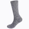 EnerWear 4 Pack Women's Merino Wool Outdoor Hiking Trail Crew Socks (Shoe Size 4-16, Light Tan/Brown/Grey/Purple) view 3
