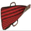 Evolution Outdoor 44348 Rawhide Shotgun Case  52 in., Waxed Canvas, Tall Profile Firearm Bag w/Plaid Flannel Lining, Zippered Pockets, Webbing Straps view 4