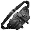 Fitdom Tactical Inspired Large Fanny Pack For Men. Perfect Techwear Accessories EDC Bag For Men. Multi-Functional Waist Pack view 1