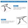 4 Pairs Replacement Nosepieces Nose Pads for Oakley Feedback OO4079 | Holbrook Metal OO4123 | Crosshair New 2012 OO4060 | Elmont M L OO4119; for Arnette Dean AN4205 Sunglass view 4
