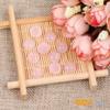 GEM-Inside Rose Quartz Gemstone Cabochon for Jewelry Crystal Flat Back Round Semi Precious 5PCS 20mm CAB view 3