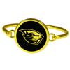 NCAA Oregon State Beavers Womens Siskiyou Sportsgold Tone Bangle Bracelet, Gold, One Size view 1