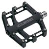 Exustar PB525 CNC Aluminium Pedals BMX Freeride Flat Pedals, 9/16", Black view 1