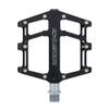 Exustar PB525 CNC Aluminium Pedals BMX Freeride Flat Pedals, 9/16", Black view 2