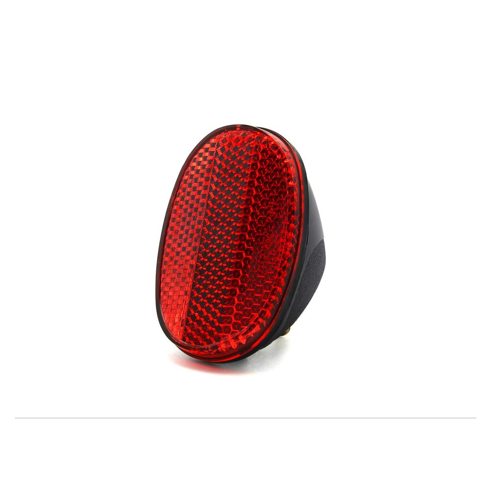MFC PRO Red Oval Rear Bicycle Mudguard Fender Cycling Safety Warning Reflectors for Cruiser Bikes (Red)
