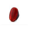 MFC PRO Red Oval Rear Bicycle Mudguard Fender Cycling Safety Warning Reflectors for Cruiser Bikes (Red) view 1