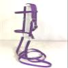 Party Ponies Miniature Horse/SM Pony Childrens Bareback Saddle PAD Set with BITLESS Bridle - Cinch Upgrade - Purple Stary Night Set view 2