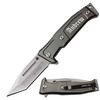 Free Engraving - Tac-Force Titanium Coated Stainless Steel Quality Pocket Knife (TF-969GY) view 1