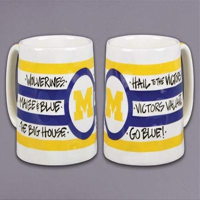 Collegiate Logo Mug (Michigan)
