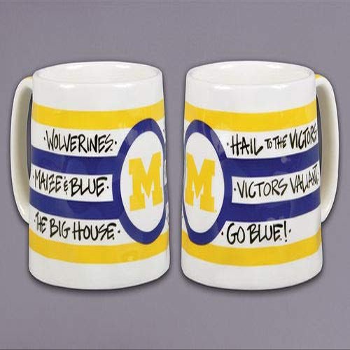 Collegiate Logo Mug (Michigan)