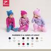 Zutano Unisex Baby Fleece Hat, Winter Hat for Boys and Girls, Cold-Weather Baby Gear, Infant Cap, Baby Pink, 18 Months view 4