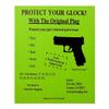 NDZ Performance Jentra JP-1 Grip Slug Plug for Glock 17 19 20 21 22 23 24 31 32 34 35 37 38 GEN 1-3 Custom Engraved - Peace Superior Firepower Sign view 3