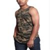 VICTORIOUS Solid Color Long Length Curved Hem Tank Top TT47 - New Olive Camo - 4X-Large - G14B view 3