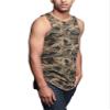 VICTORIOUS Solid Color Long Length Curved Hem Tank Top TT47 - New Olive Camo - 4X-Large - G14B view 4